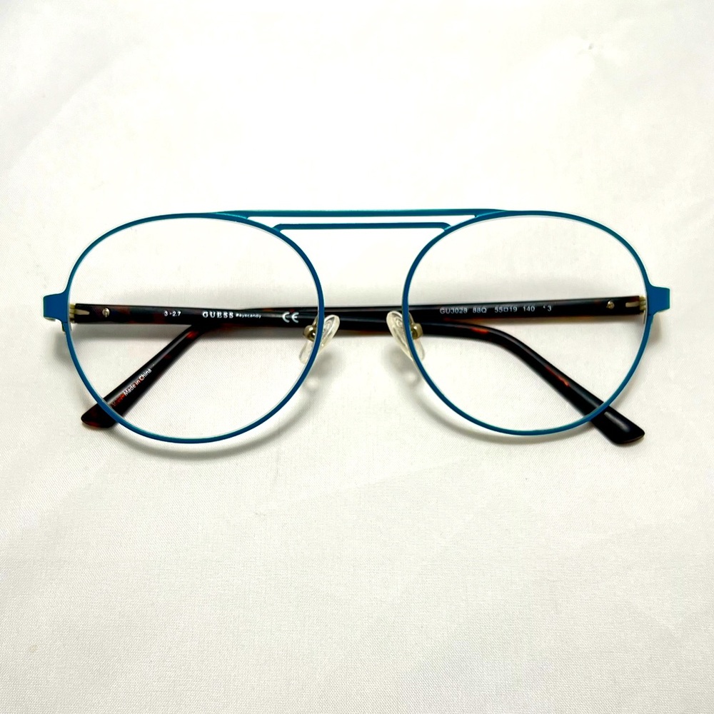 Guess Teal Eyeglasses - Frames only